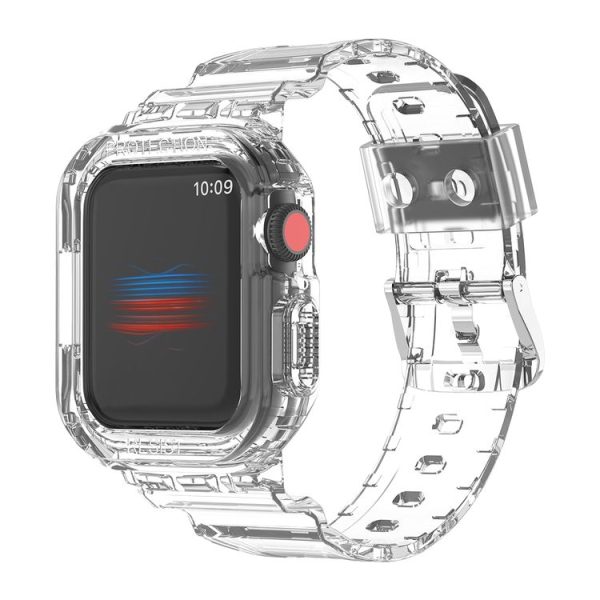 Apple Watch Ultra 49mm Armor Integrated TPU Watch Band (Transparent)