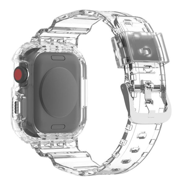 Apple Watch Ultra 49mm Armor Integrated TPU Watch Band (Transparent) - Image 2