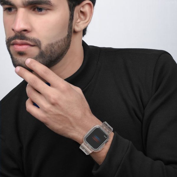 Apple Watch Ultra 49mm Armor Integrated TPU Watch Band (Transparent) - Image 6
