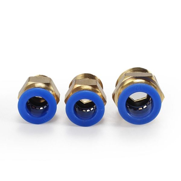 PC6-02 LAIZE 10pcs PC Male Thread Straight Pneumatic Quick Fitting Connector - Image 2