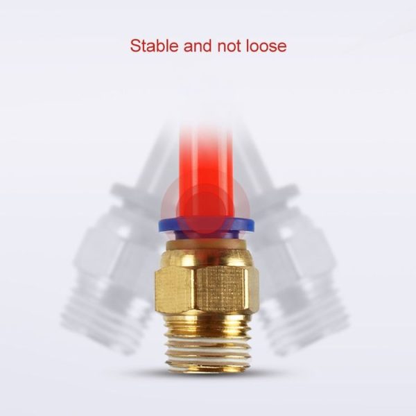 PC6-02 LAIZE 10pcs PC Male Thread Straight Pneumatic Quick Fitting Connector - Image 5