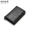 C1804H1 RFID Carbon Fiber Wallet For Men (Black)
