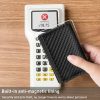 C1804H1 RFID Carbon Fiber Wallet For Men (Black) - Image 4