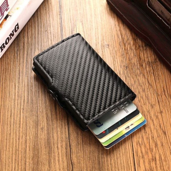 C1911H9 RFID Multi-card PU Leather Metal Card Package (Gold) - Image 5