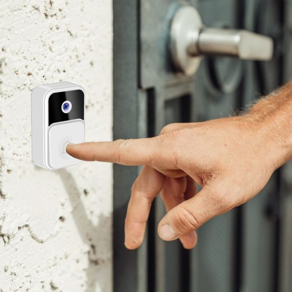 ML19 90 Degree Wide Angle Wireless Smart Video Doorbell (White) - Image 8