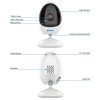 ESCAM QF006 3MP 1296P HD Indoor Wireless PTZ IP Camera IR Night Vision AI Humanoid Detection Home Security CCTV Monitor, Plug Type: EU Plug (White) - Image 3