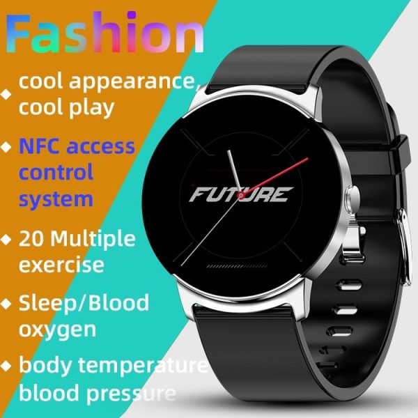 KS02 1.32 Inch Smart Watch Supports Blood Glucose Detection, Blood Pressure Detection, Blood Oxygen Detection (Black) - Image 5