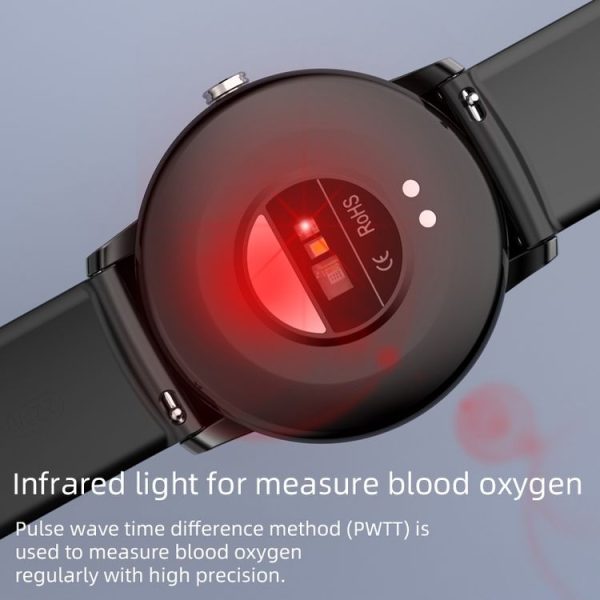 KS02 1.32 Inch Smart Watch Supports Blood Glucose Detection, Blood Pressure Detection, Blood Oxygen Detection (Black) - Image 6