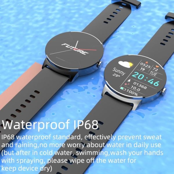 KS02 1.32 Inch Smart Watch Supports Blood Glucose Detection, Blood Pressure Detection, Blood Oxygen Detection (Black) - Image 8