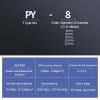 PY-10 LAIZE 10pcs Plastic Y-type Tee Reducing Pneumatic Quick Fitting Connector - Image 5