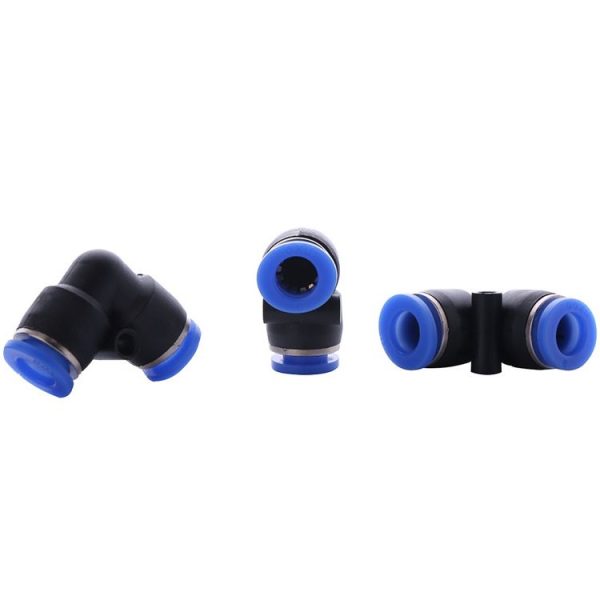 PV-4 LAIZE 10pcs Plastic Elbow Pneumatic Quick Fitting Connector - Image 2