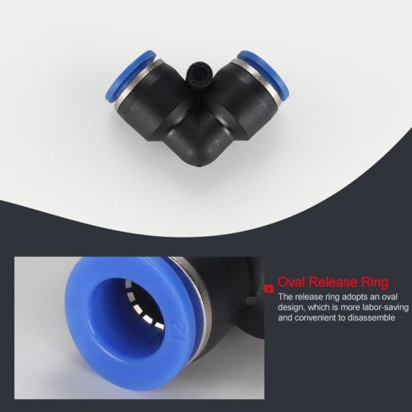 PV-14 LAIZE 10pcs Plastic Elbow Pneumatic Quick Fitting Connector - Image 6