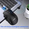 FOREV FV-G200 Wireless Ergonomic Vertical Side Button Mouse (Milk Tea Color) - Image 2