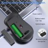 FOREV FV-G200 Wireless Ergonomic Vertical Side Button Mouse (Milk Tea Color) - Image 4