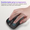 FOREV FV-G200 Wireless Ergonomic Vertical Side Button Mouse (Milk Tea Color) - Image 5