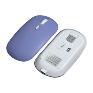 1600dpi Bluetooth 2.4G Wireless Dual Mode Mouse (Purple)