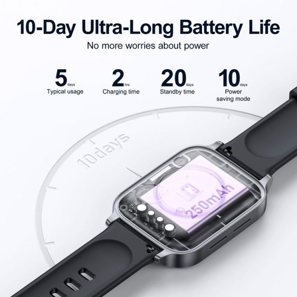 JOYROOM Fit-Life Series JR-FT3 Pro 1.83 inch Bluetooth Smart Watch Support Call / Heart Rate Monitoring (Grey) - Image 5