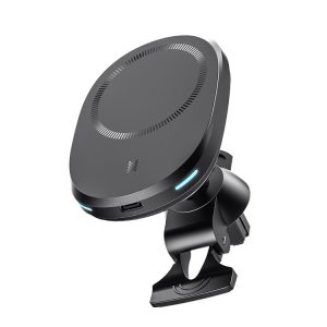 ROCK W39 Shock-absorption Magnetic Car Wireless Charging Holder (Black)