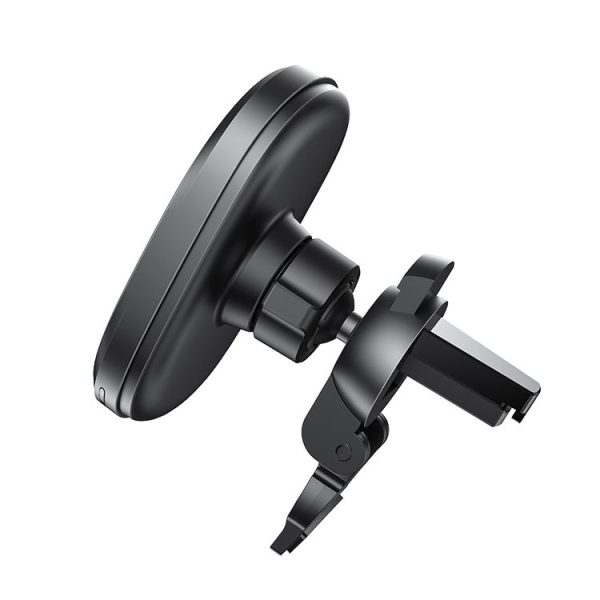 ROCK W39 Shock-absorption Magnetic Car Wireless Charging Holder (Black) - Image 2