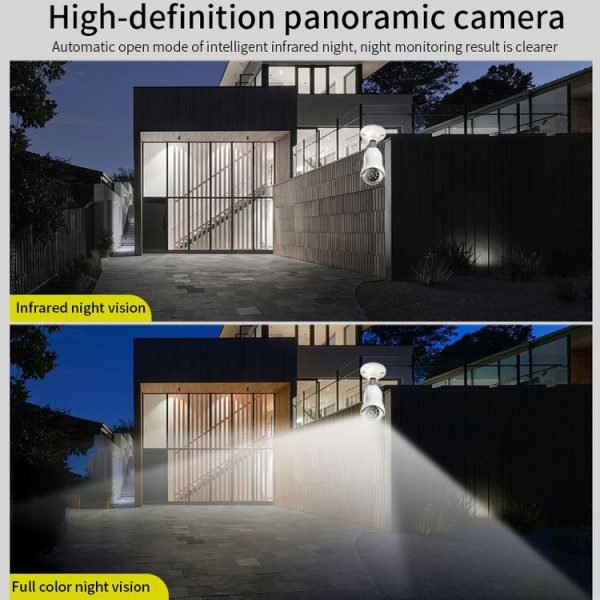 DP31 2.0MP HD Light Bulb WiFi Surveillance Camera, Support Motion Detection, Night Vision, Dual Light Source (White) - Image 9