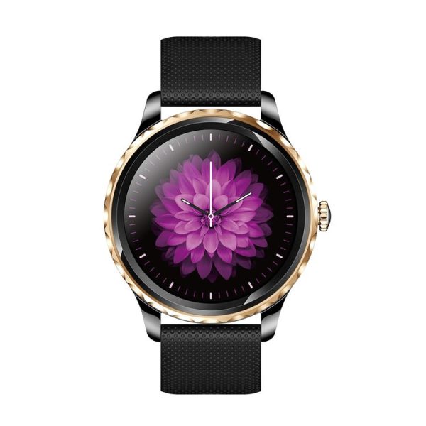QR02 1.32 inch IPS Screen Smart Watch, Support Bluetooth Call / Payment / Health Monitoring / Sports Modes (Black Silicone Band) - Image 2