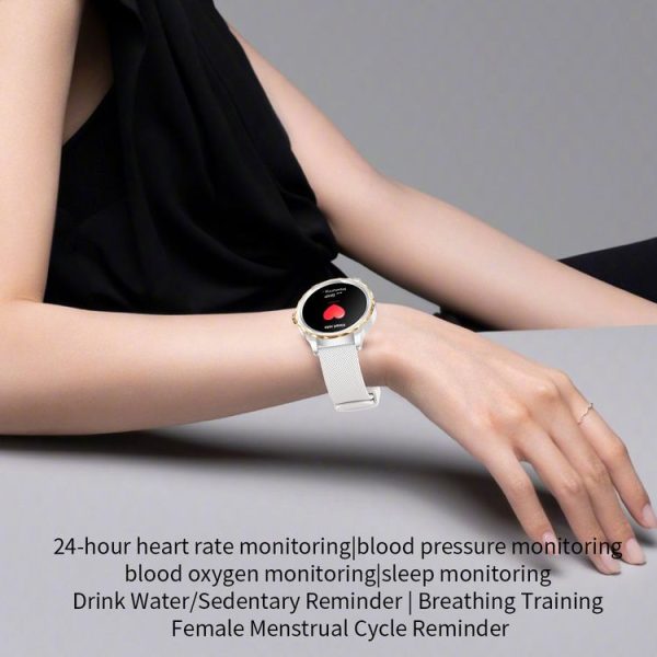 QR02 1.32 inch IPS Screen Smart Watch, Support Bluetooth Call / Payment / Health Monitoring / Sports Modes (Black Silicone Band) - Image 5