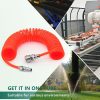 LAIZE Compressor Air Flexible PU Spring Tube with Connector, Specification: 8x5mm, 6m - Image 7