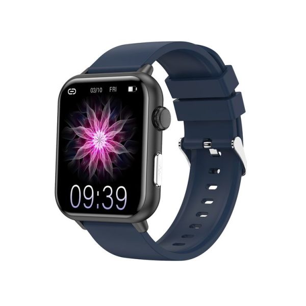 E200 1.72 inch HD Screen Encoder TPU Strap Smart Watch Supports ECG Monitoring / Blood Oxygen Monitoring (Blue)
