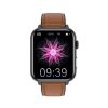 E200 1.72 inch HD Screen Encoder Leather Strap Smart Watch Supports ECG Monitoring / Blood Oxygen Monitoring (Brown) - Image 2
