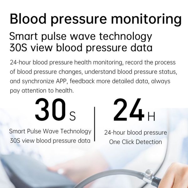 E400 1.39 inch HD Round Screen Leather Strap Smart Watch Supports ECG Monitoring / Non-invasive Blood Sugar (Brown) - Image 5
