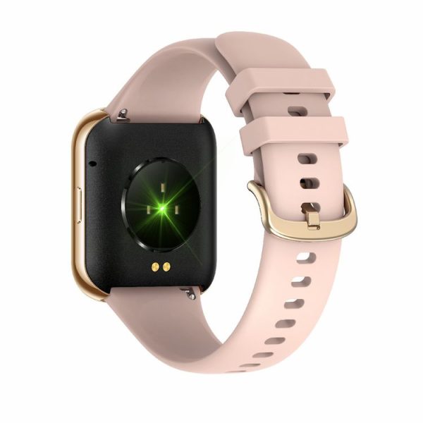 L29 1.85 inch TFT Square Screen Smart Watch Supports Heart Rate Monitoring / Blood Oxygen Monitoring (Gold) - Image 3