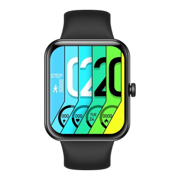 L32 1.85 inch TFT Square Screen Smart Watch Supports Heart Rate Monitoring / Blood Oxygen Monitoring (Black) - Image 2