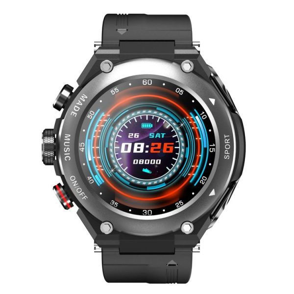 T92 1.28 inch IPS Touch Screen 2 in 1 Bluetooth Headset Smart Watch, Support Heart Rate Monitoring / Bluetooth Music (Black) - Image 2