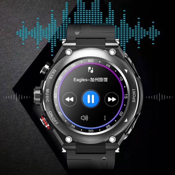 T92 1.28 inch IPS Touch Screen 2 in 1 Bluetooth Headset Smart Watch, Support Heart Rate Monitoring / Bluetooth Music (Black) - Image 7