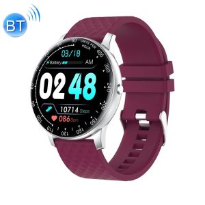 Ochstin 5H30 1.28 Inch HD Round Screen Silicone Strap Smart Sports Watch (Purple)