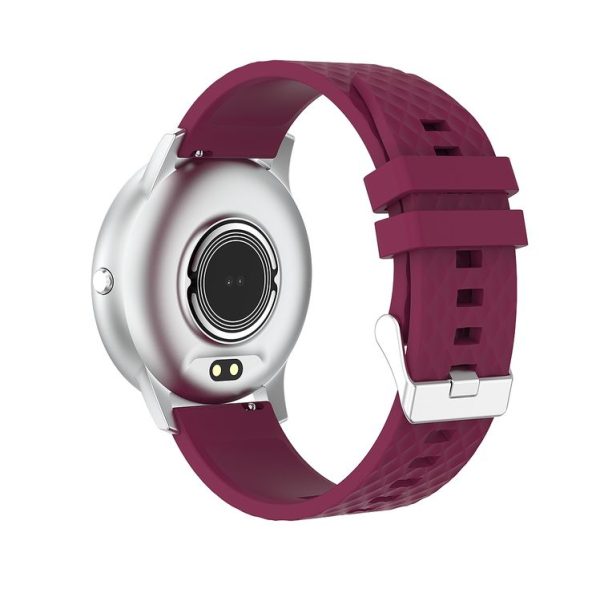 Ochstin 5H30 1.28 Inch HD Round Screen Silicone Strap Smart Sports Watch (Purple) - Image 3