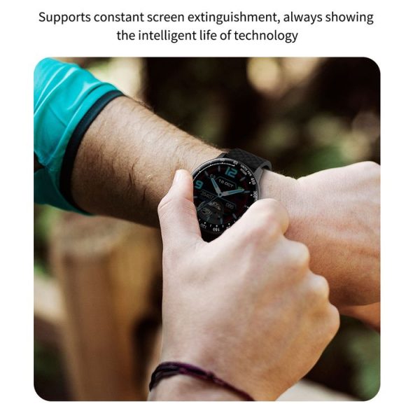 Ochstin 5H30 1.28 Inch HD Round Screen Silicone Strap Smart Sports Watch (Purple) - Image 8