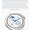 Ochstin 5HK43 1.32 inch Round Screen Smart Watch Supports Bluetooth Call Function / Blood Oxygen Monitoring, Strap: Steel (Silver) - Image 5