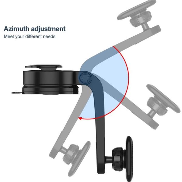 IMAK C5-X5A Dashboard Suction Cup Magnetic Car Holder (Black) - Image 5