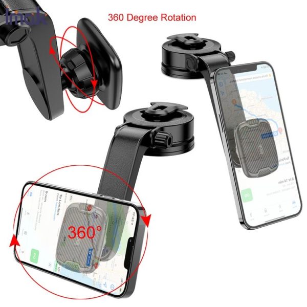 IMAK C5-X5A Dashboard Suction Cup Magnetic Car Holder (Black) - Image 6