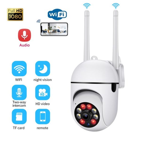 A7 1080P HD Wireless WiFi Smart Surveillance Camera Support Night Vision / Two Way Audio without Memory - Image 2