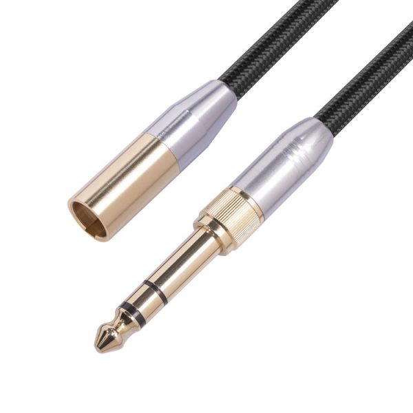 SB423M120-03 6.35mm + 3.5mm Male to Mini XLR 3pin Male Audio Cable, Length: 30cm - Image 3
