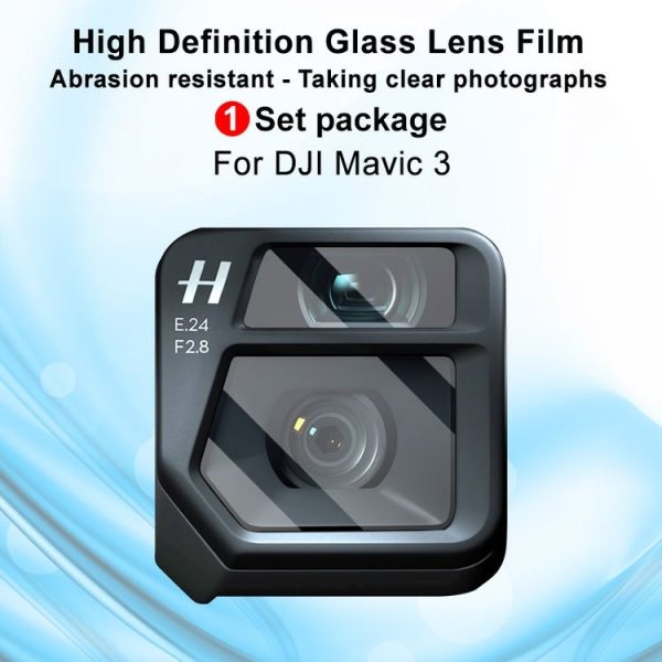 DJI Mavic 3 IMAK Rear Camera Glass Lens Film, 1 Set Package - Image 5