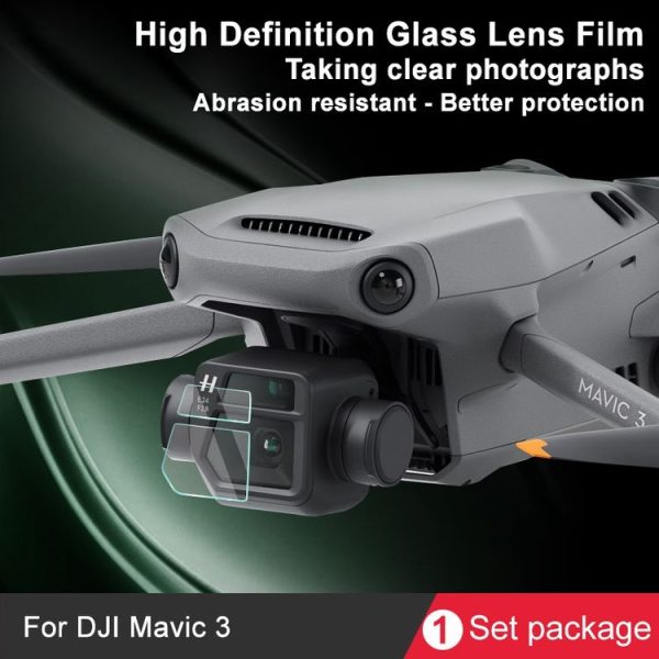 DJI Mavic 3 IMAK Rear Camera Glass Lens Film, 1 Set Package - Image 6