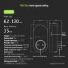 BHT12-EW Plug-in LED Thermostat With WiFi, EU Plug (Black) - Image 5