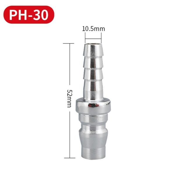 LAIZE PH-30 10pcs C-type Self-lock Air Tube Pneumatic Quick Fitting Connector - Image 2