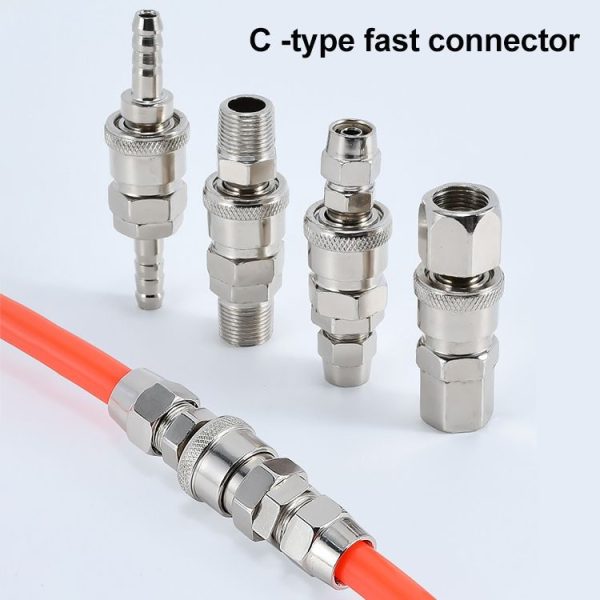 LAIZE SH-30 10pcs C-type Self-lock Air Tube Pneumatic Quick Fitting Connector - Image 5