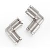 PV-6 LAIZE Nickel Plated Copper Elbow Pneumatic Quick Connector - Image 2