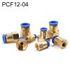 PCF12-04 LAIZE Female Thread Straight Pneumatic Quick Connector