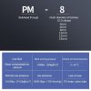 PM-6 LAIZE 10pcs PM Bulkhead Straight Pneumatic Quick Connector - Image 3